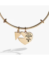 Bangle Bracelet Multi Charm Pizza My Heart