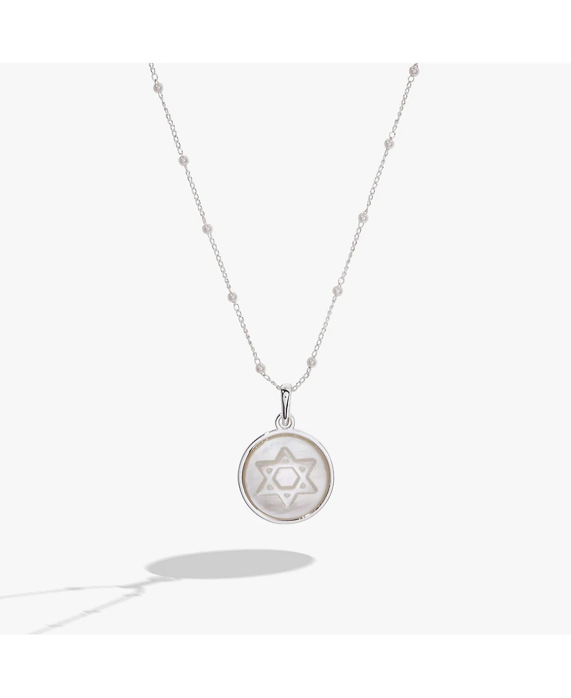 Divine Guides Brass Star Of David Pendant Necklace