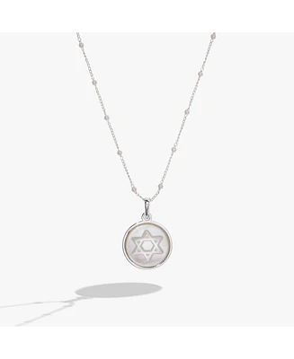 Divine Guides Brass Star Of David Pendant Necklace