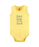 Hudson Baby Boys Bodysuit, Short and Sock