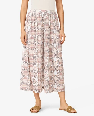 Cable & Gauge Women's Wide Leg Crop Pant
