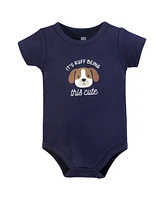 Hudson Baby Baby Boys Hudson Bodysuit, Short and Sock, Ruff Being Cute Dog