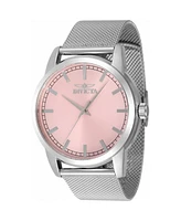 Invicta Men's 48510 Celestial Quartz 3 Hand Pink Dial Watch