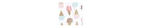 Hudson Baby Girls Bodysuit, Short and Sock, Melt My Heart Ice Cream