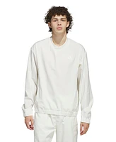 adidas Men's Woven Crew Neck Sweatshirt