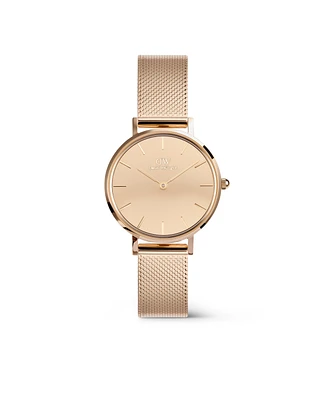 Daniel Wellington Women's Analog Rose Gold Tone Stainless-Steel Watch, 28mm