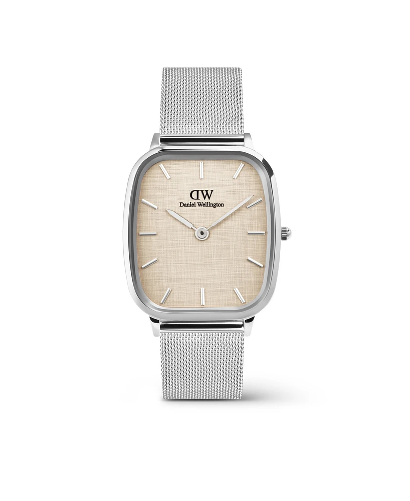 Daniel Wellington Men's Analog Silver Tone Stainless-Steel Watch, 32mm