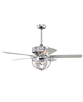 Home Accessories 52" Santana 3-Light Indoor Ceiling Fan Chandelier