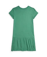 Polo Ralph Lauren Big Girls Pony Pleated Jersey Dress
