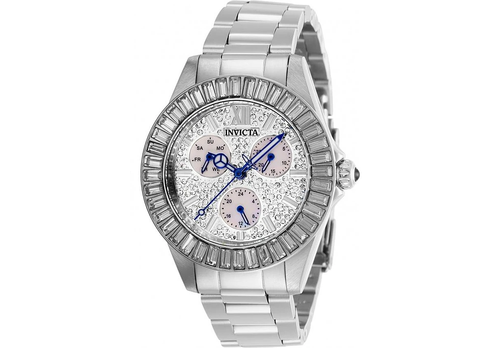 Invicta Women's Angel Quartz 3 Hand White