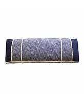 Upholstered Bench with Textural Legs for Bedroom Entryway or Living Room