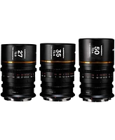 Venus Laowa Nanomorph S35 Prime 3-Lens Bundle with 35mm, 50mm T2.4 and 27mm T2.8 Anamorphic Lens for Dji Dl, Amber Flare