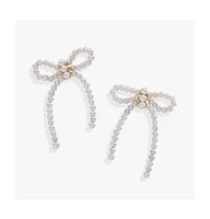 Pearl Bow Earring