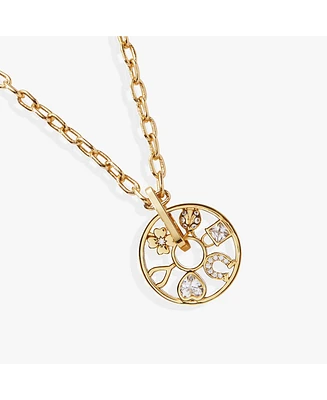 Alex and Ani Love Luck Wheel Necklace