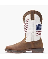 Lady Rebel by Durango Women's Distressed Flag Embroidery Western Boot