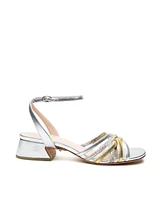 Alterre Women's Silver Marilyn Customizable Sandals