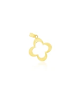 The Lovery Large Gold Open Clover Charm 14K Gold