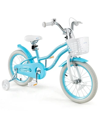16 Inch Kids Bike with Dual Brakes and Adjustable Seat