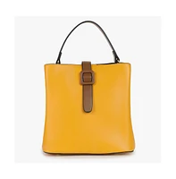 Women's Celina Yellow Tote Bag
