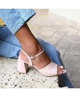 Alterre Women's Amal Rose Pink Customizable Point Sandal
