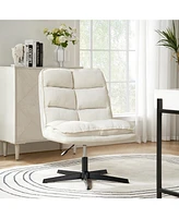 Damian Cross-legged Seating Office Chair with Thick Cushion