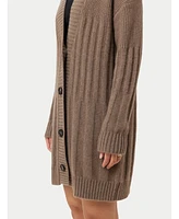 Gobi Cashmere Women's Button-Up Relaxed Fit Cardigan