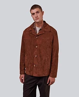 Furniq Uk Men's Men s Suede Shirt Jacket , Created for Macy