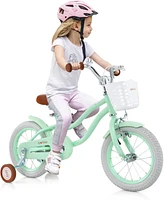 16 Inch Kids Bike with Adjustable Seat and Bell for Kids 3-8 Years Olds