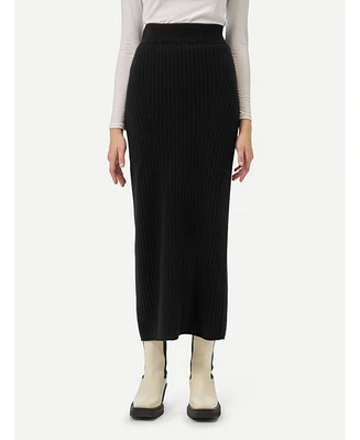 Gobi Cashmere Women's Cashmere Midi Skirt