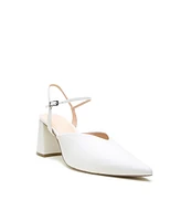 Alterre Women's Amal White Customizable Bridal V Mule