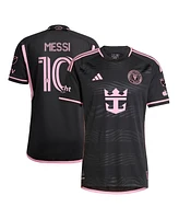 Adidas Men's Lionel Messi Black Inter Miami Cf 2024 La Noche Authentic Player Jersey