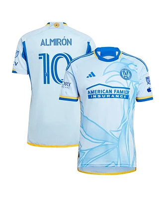 Adidas Men's Miguel Almiron Light Blue Atlanta United Fc 2024 The Resurgens Kit Authentic Player Jersey