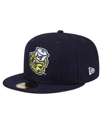 New Era Men's Navy Michigan Wolverines Vault 59FIFTY Fitted Hat