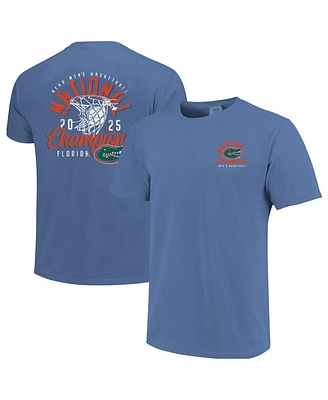 Image One Men's Florida Gators 2025 Ncaa Men's Basketball National Champions Distressed Net T-Shirt