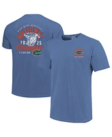Image One Men's Florida Gators 2025 Ncaa Men's Basketball National Champions Distressed Net T-Shirt