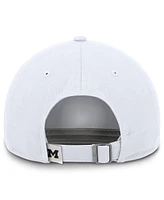 Jordan Men's White Michigan Wolverines Club Swoosh Performance Adjustable Hat