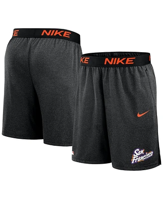 Nike Men's Black San Francisco Giants 2025 City Connect Authentic Collection Knit Shorts