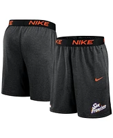 Nike Men's Black San Francisco Giants 2025 City Connect Authentic Collection Knit Shorts