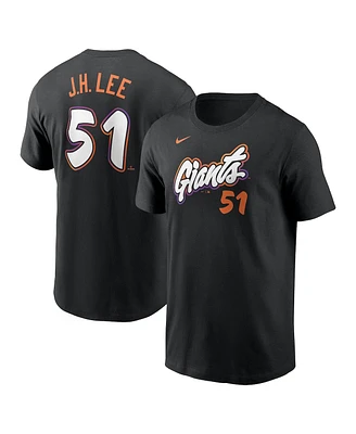 Nike Men's Jung Hoo Lee Anthracite San Francisco Giants 2025 City Connect Fuse Name Number T-Shirt
