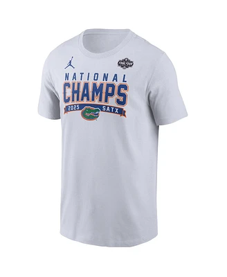 Jordan Men's White Florida Gators 2025 Ncaa Basketball National Champions T-Shirt