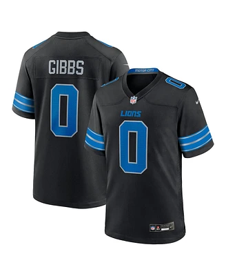 Nike Men's Jahmyr Gibbs Black Detroit Lions 2nd Alternate Game Player Jersey