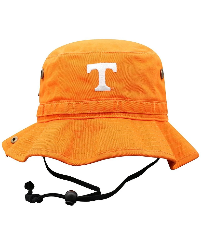Top of the World Men's Light Orange Tennessee Volunteers Angler Washed Bucket Hat