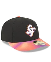 New Era Men's Black/Orange San Francisco Giants 2025 City Connect Low Profile 59FIFTY Fitted Hat