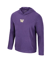Colosseum Men's Purple Washington Huskies Long Sleeve T-Shirt Hoodie
