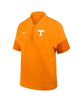 Nike Men's Tennessee Orange Volunteers 2025 Sideline Short Sleeve Quarter-Zip Coach Jacket