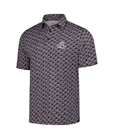 Under Armour Men's Black Truist Championship Playoff 3.0 Golden Eagle Polo Shirt