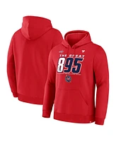 Fanatics Men's Alexander Ovechkin Athletic Red Washington Capitals Nhl All-Time Leading Goal Scorer The Great 895 Pullover Hoodie