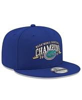 New Era Men's Royal Florida Gators 2025 Ncaa Men's Basketball National Champions 9FIFTY Snapback Hat