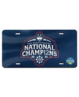 Wincraft UConn Huskies 2025 Ncaa Women's Basketball National Champions Laser-Cut Metal License Plate Frame