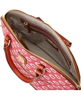 Dooney & Bourke Cincinnati Reds Signature Domed Zip Satchel Purse